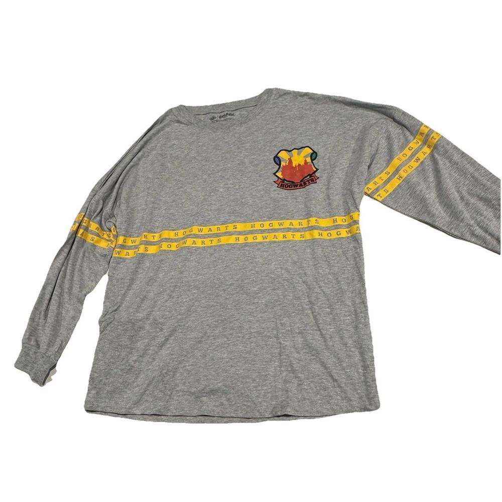 NWT Girl's Harry Potter Hogwarts Two Sided Gray Shirt, XL 14/16